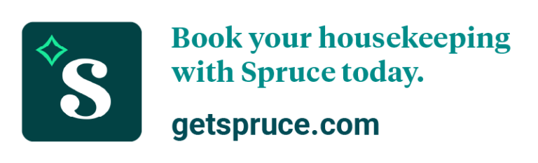 Book your housekeeping with Spruce today